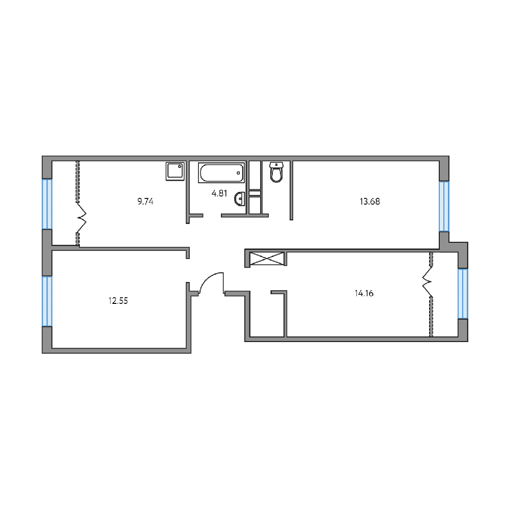 flat